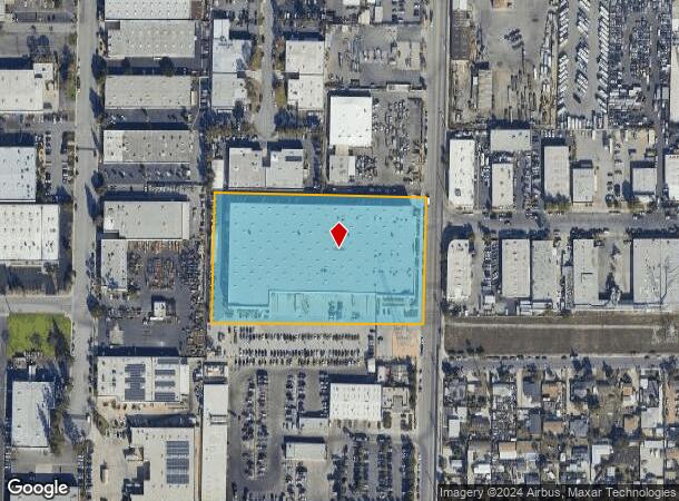  601 S Vincent Ave, Azusa, CA Parcel Map