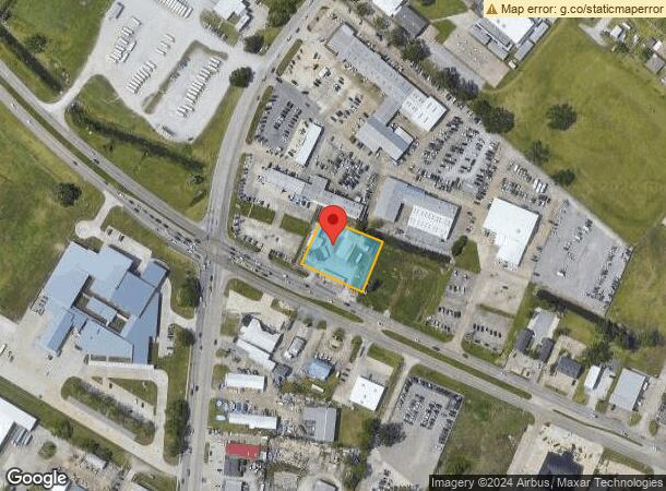  1188 W Tunnel Blvd, Houma, LA Parcel Map