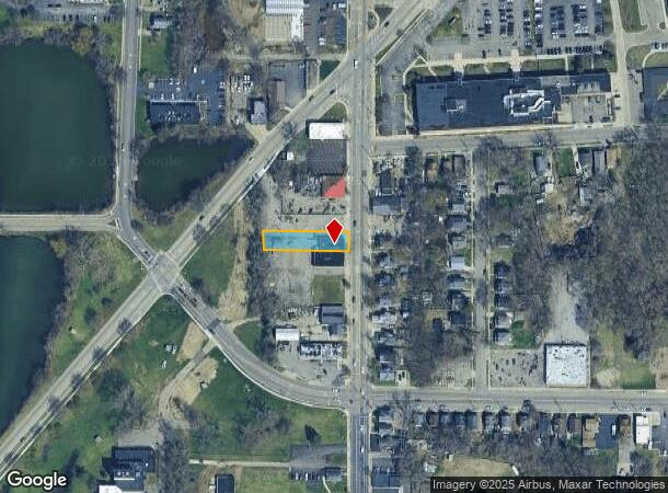  1222 S Burdick St, Kalamazoo, MI Parcel Map