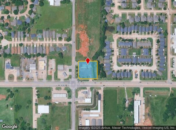 851 W Highway 152, Yukon, OK Parcel Map