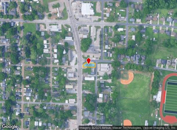  2502 Moss St, Lafayette, LA Parcel Map