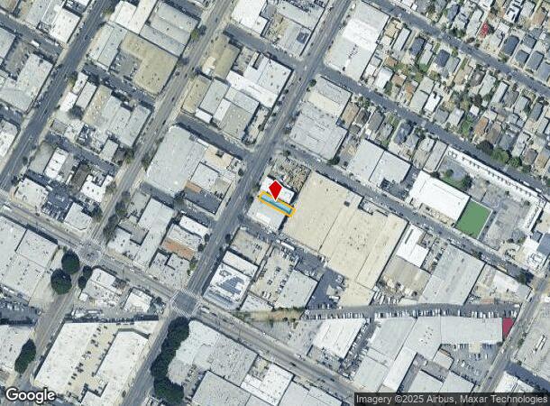  3216 S Main St, Los Angeles, CA Parcel Map