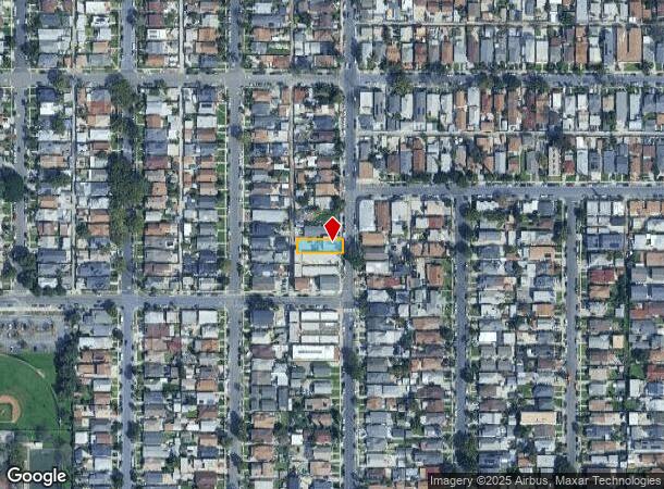  3877 Denker Ave, Los Angeles, CA Parcel Map