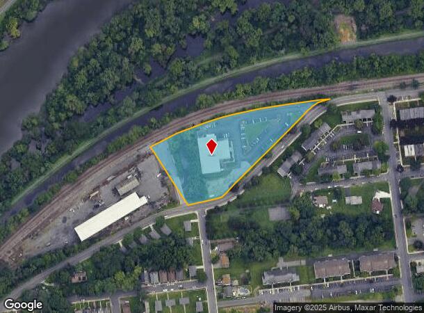 805 W Canal St, Easton, PA Parcel Map