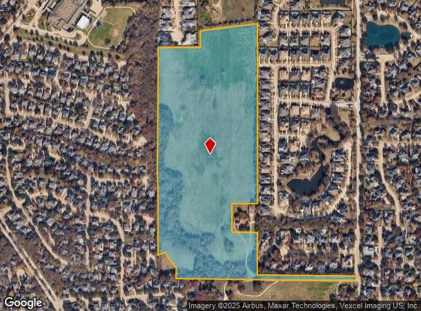 650 S Carroll Ave, Southlake, TX Parcel Map