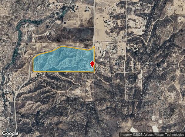  40500 Reed Valley Rd, Aguanga, CA Parcel Map