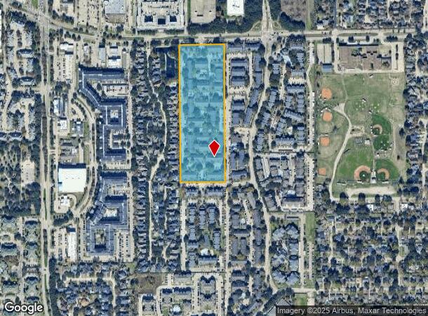 13101 Briar Forest Dr, Houston, TX Parcel Map