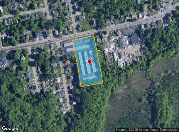 885 Centre St, Brockton, MA Parcel Map