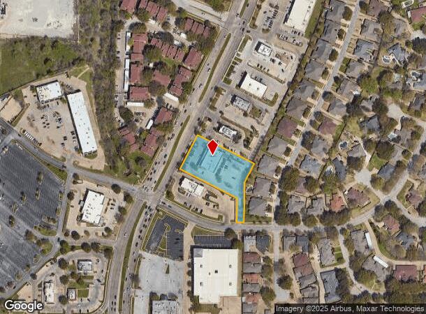  5737 S Hulen St, Fort Worth, TX Parcel Map