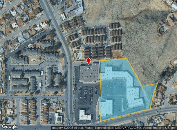 1035 Belvidere St, El Paso, TX Parcel Map