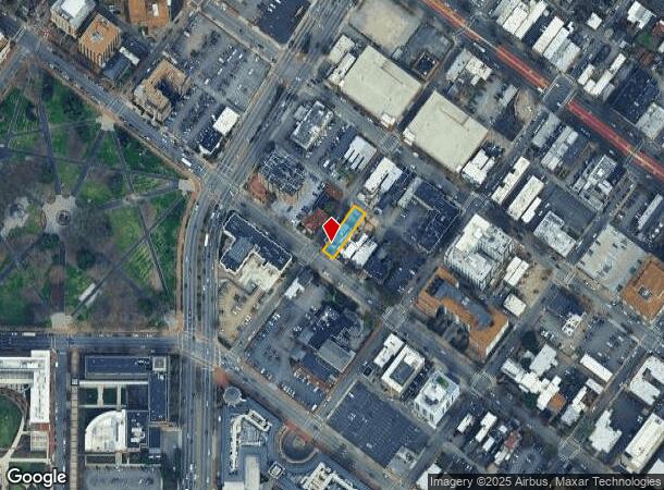 416 W Franklin St, Richmond, VA Parcel Map