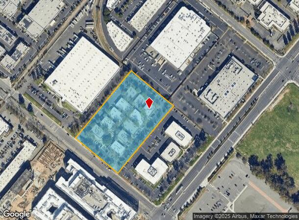  1405 Warner Ave, Tustin, CA Parcel Map