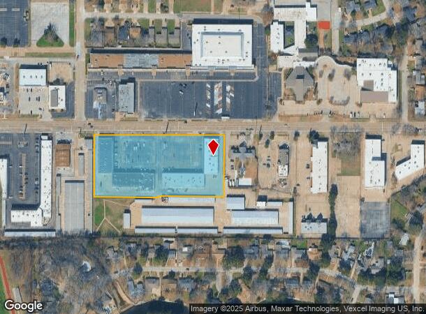  2220 W Park Row Dr, Pantego, TX Parcel Map