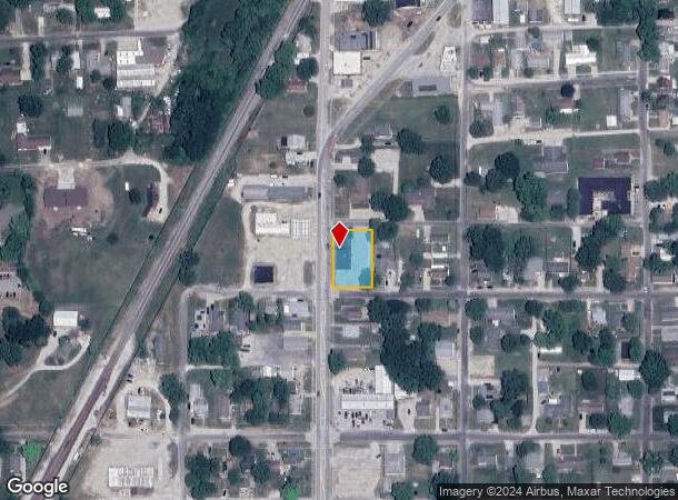  805 N Broad St, Carlinville, IL Parcel Map