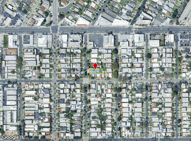  2636 Virginia Rd, Los Angeles, CA Parcel Map