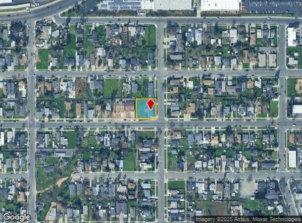  208 W Minarets Ave, Fresno, CA Parcel Map