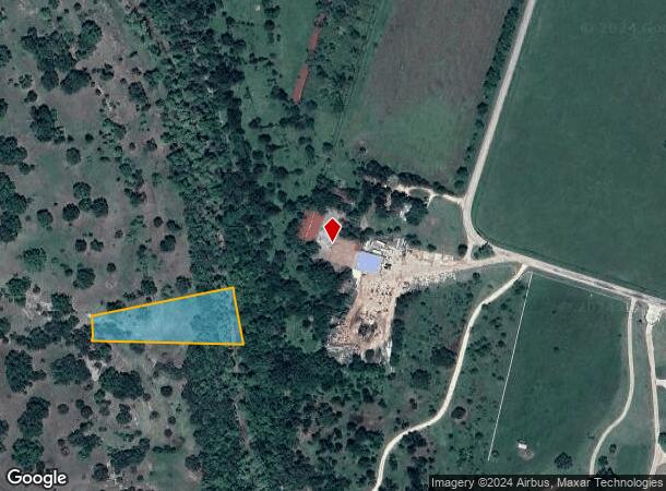  2141 Thomas Arnold Rd, Salado, TX Parcel Map