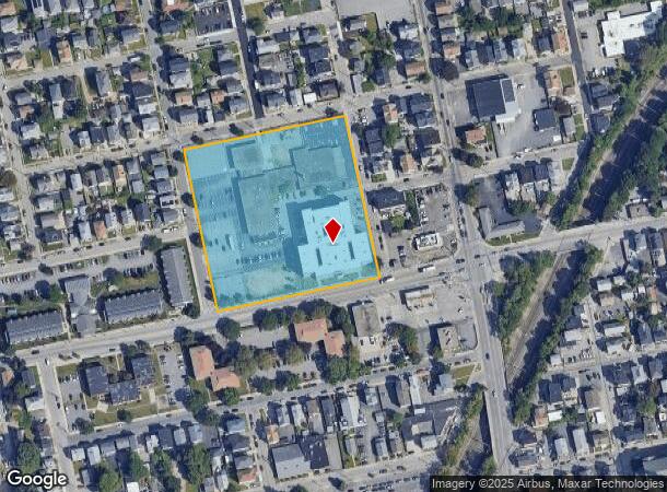 281 Mineral Spring Ave, Pawtucket, RI Parcel Map