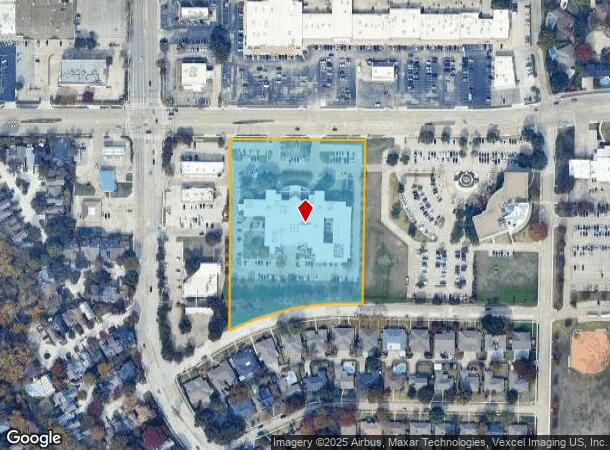  2800 W 15Th St, Plano, TX Parcel Map