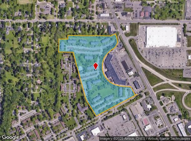  501 E Edgewood Blvd, Lansing, MI Parcel Map