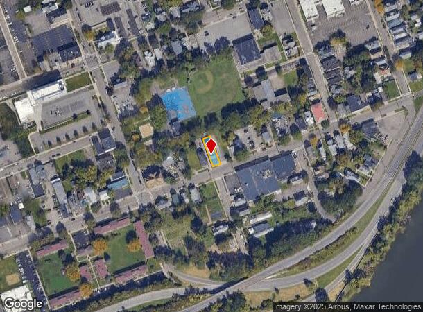 129 Susquehanna St, Binghamton, NY Parcel Map