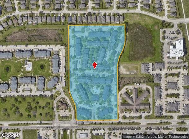  2100 W Baker Rd, Baytown, TX Parcel Map