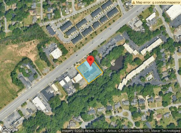  832 Wade Hampton Blvd, Greenville, SC Parcel Map