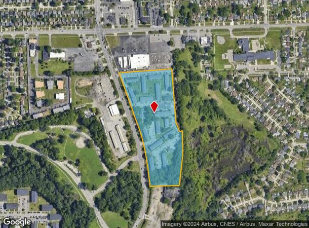  7560 N Merriman Rd, Westland, MI Parcel Map