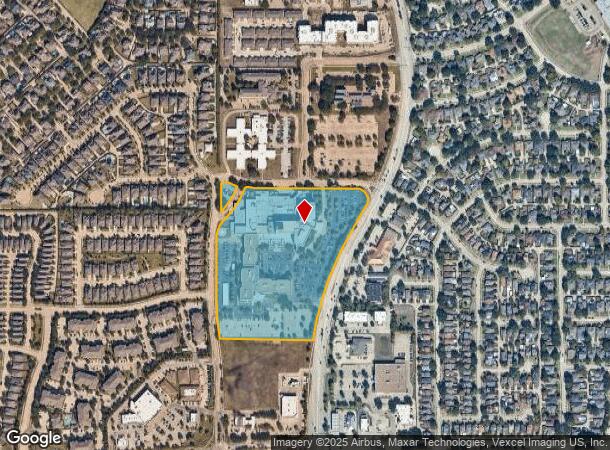  4343 N Josey Ln, Carrollton, TX Parcel Map