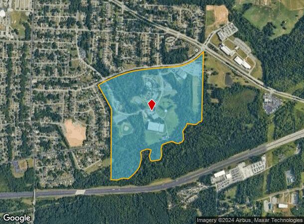  1500 Barber Park Dr, Greensboro, NC Parcel Map