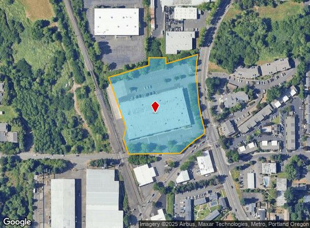  11101 Sw Greenburg Rd, Portland, OR Parcel Map