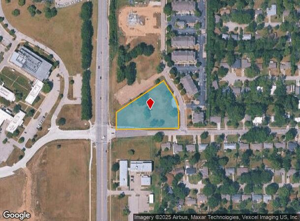2021 Stewart Ave, Lawrence, KS Parcel Map
