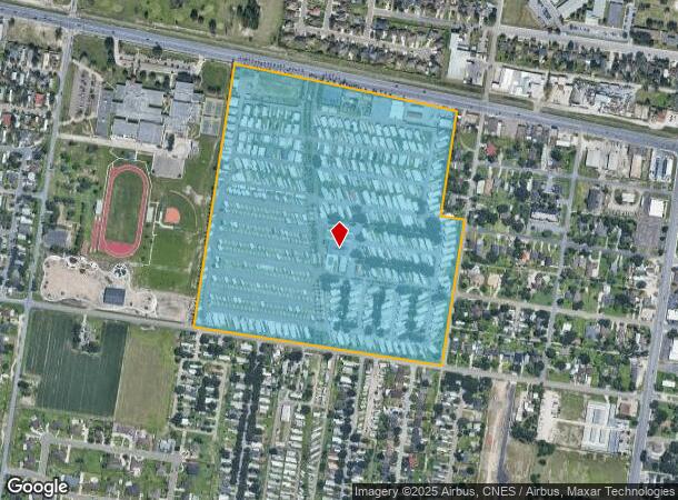  1341 W Us Highway 83, Alamo, TX Parcel Map