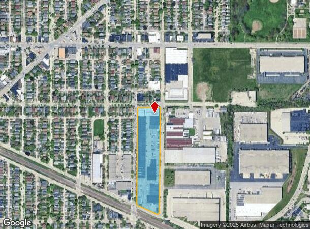 2005 S 54Th St, Milwaukee, WI Parcel Map