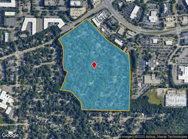  401 Huntington Dr, Alpharetta, GA Parcel Map