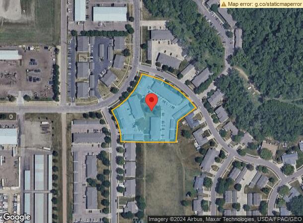  900 S Newcomb Ave, Sioux Falls, SD Parcel Map