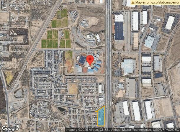  6501 S Desert Blvd, El Paso, TX Parcel Map