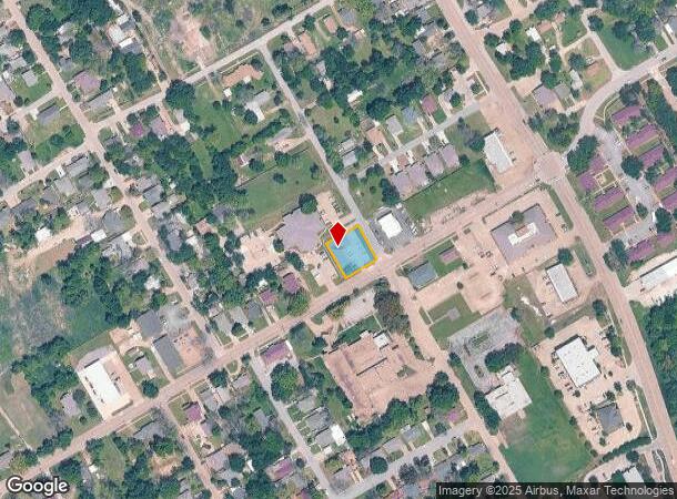 800 W Lampasas St, Ennis, TX Parcel Map