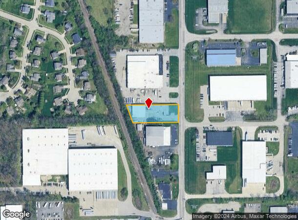  6550 Guion Rd, Indianapolis, IN Parcel Map