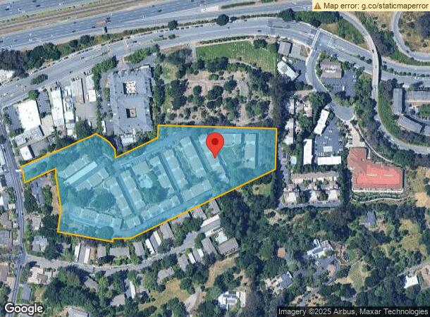  1076 Carol Ln, Lafayette, CA Parcel Map