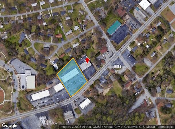  113 E Butler Rd, Mauldin, SC Parcel Map