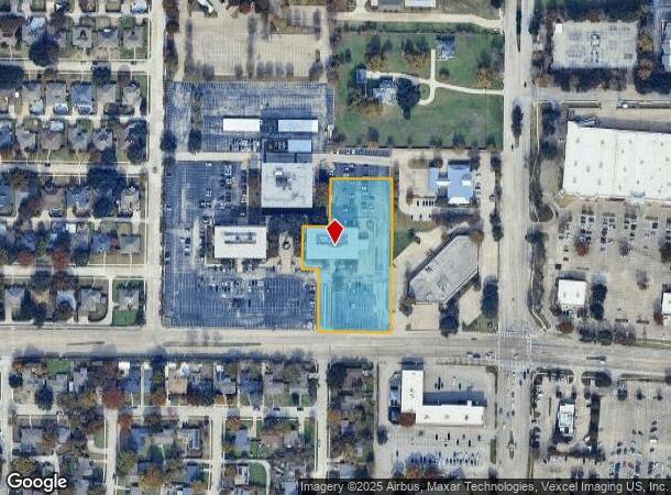  1201 W 15Th St, Plano, TX Parcel Map