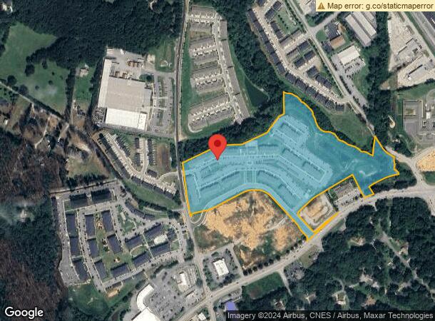  8001 Pointe Grand Pl, Simpsonville, SC Parcel Map