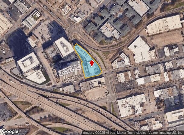 2551 Elm St, Dallas, TX Parcel Map