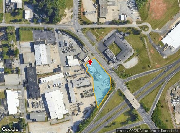  2424 W Green Dr, High Point, NC Parcel Map