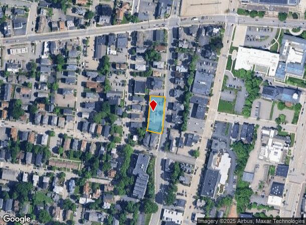  7 Lancaster St, Worcester, MA Parcel Map