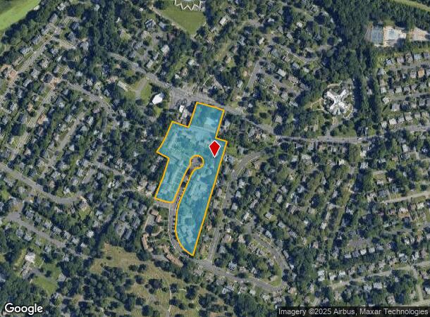 1400 E Broad St, Westfield, NJ Parcel Map