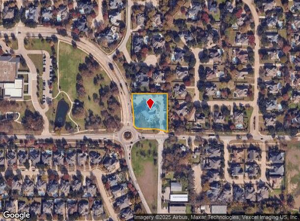 1121 S Carroll Ave, Southlake, TX Parcel Map