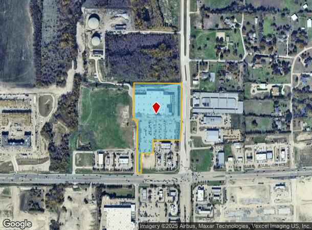  4301 E University Dr, Prosper, TX Parcel Map