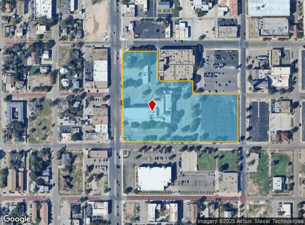  1401 Avenue Q, Lubbock, TX Parcel Map